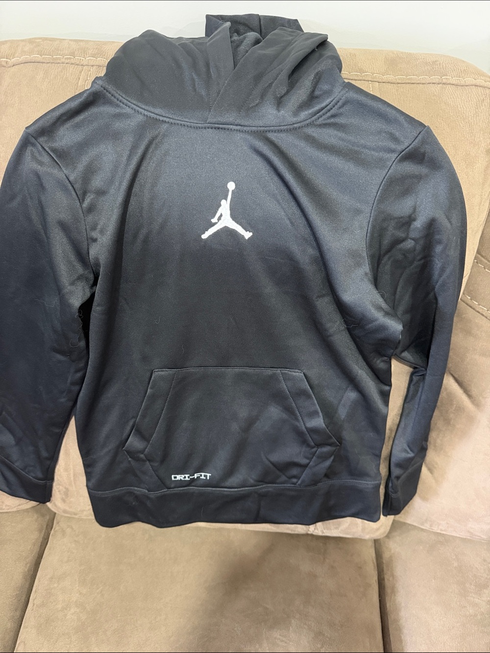Nike Jordan Black Hoodie Dri-Fit